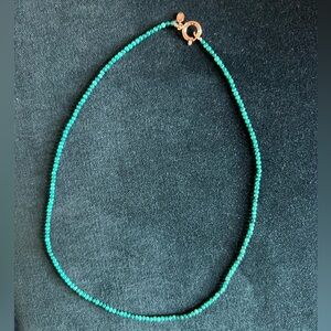 Sezane Irma Pearl Necklace Vert.